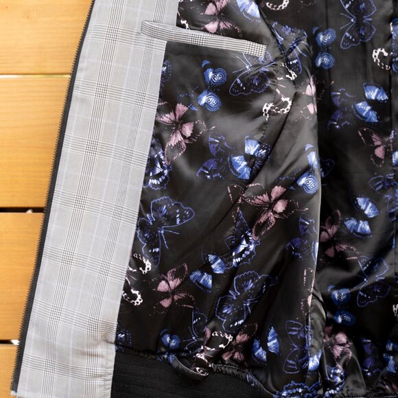 Gianni Feraud Prince of Wales Bomber Jacket — Limited Edition, Mint - Picture 9 of 10